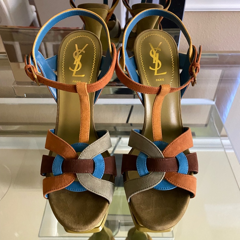 NEW Yves Saint Laurent Tribute 105 Sandals